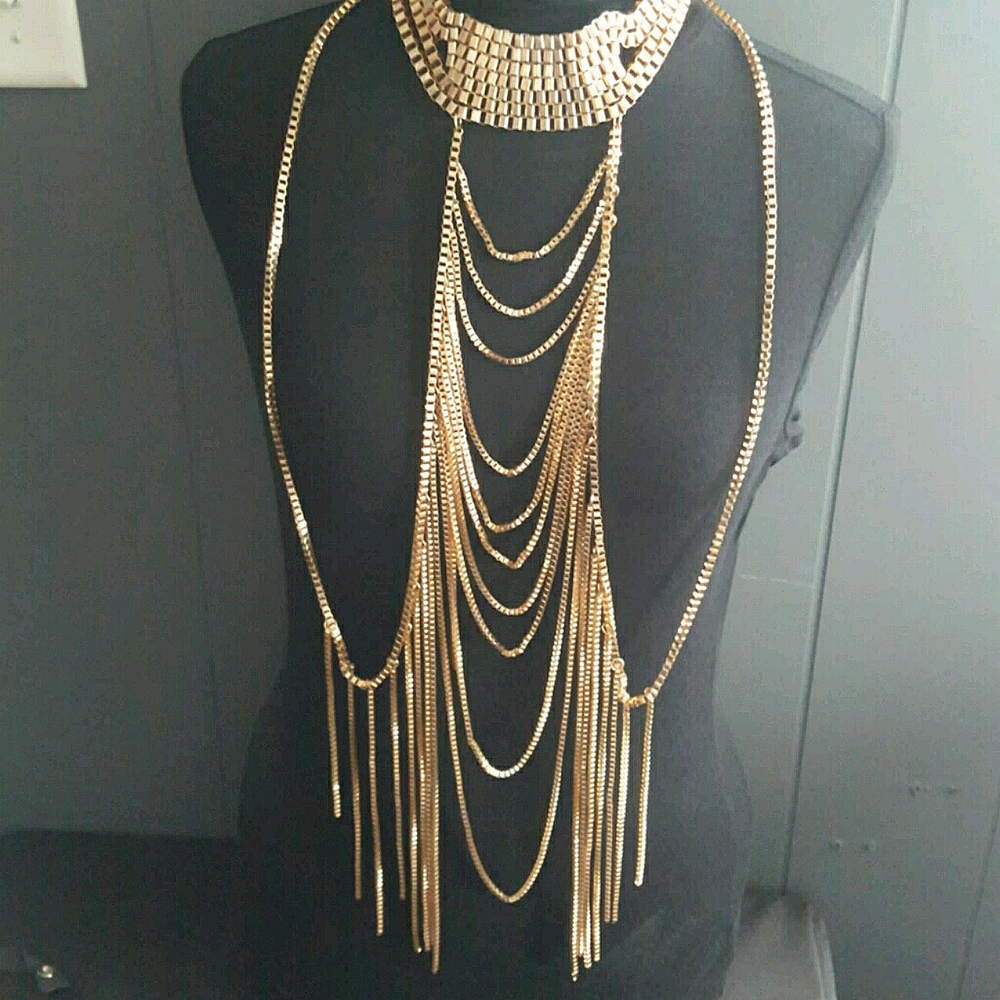 Choker Body Chain Necklace